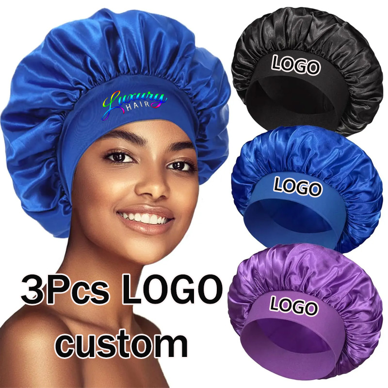 Satin Hair Bonnet - Comodo Cuffia per Capelli in Raso,