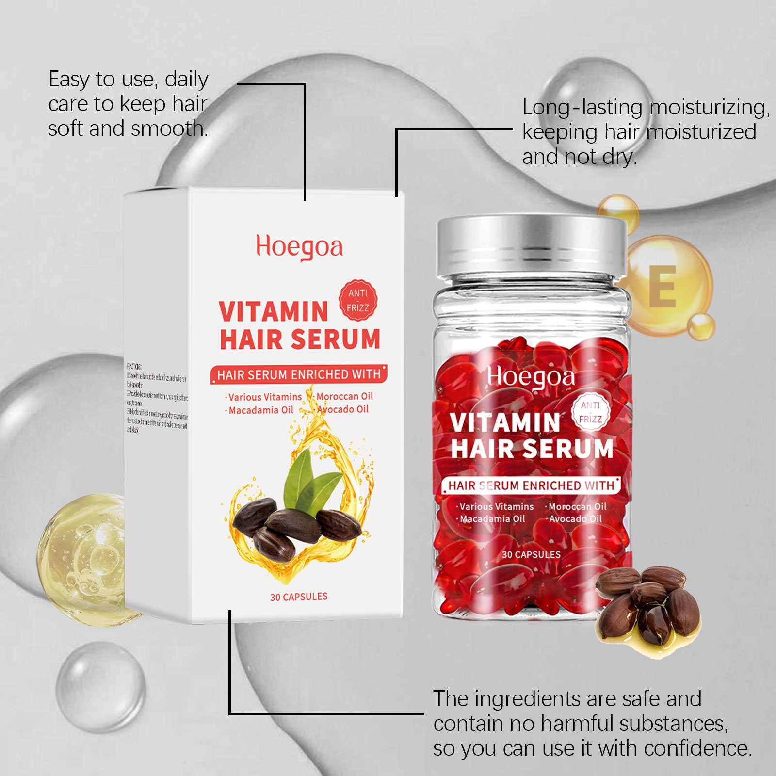 Hair Care Capsule - Capsule di siero per la cura